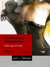 piece - La Discrète Amoureuse de Félix Lope de Vega, 