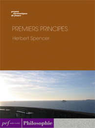 ouvrage - Premiers principes de Herbert Spencer, 