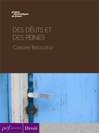 ouvrage - Des délits et des peines de Cesare Beccaria, 